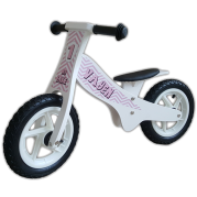 loopfiets strepen ontwerp roze